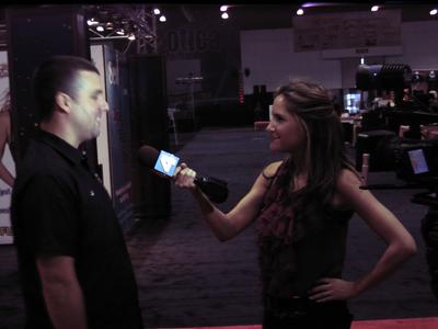 Channel 4 newsbimbo meets Exxxotica rep